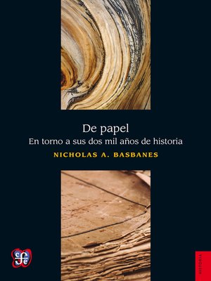 cover image of De papel